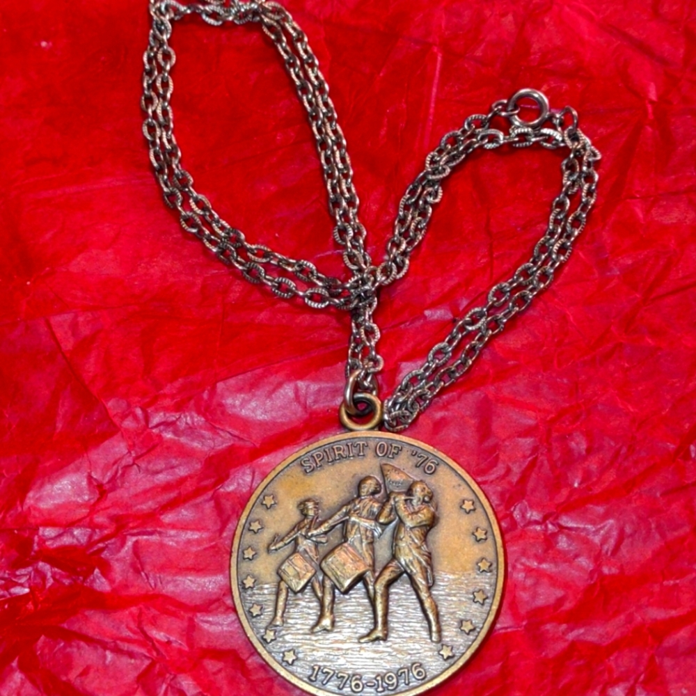 1776 - 1976 bicentennial US coin necklace